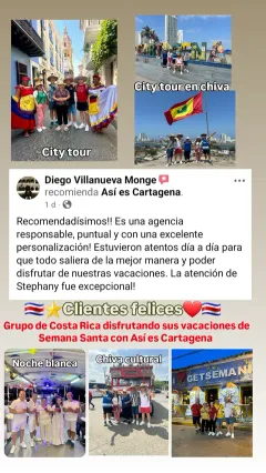 Reseña de cliente de Así es Cartagena 5