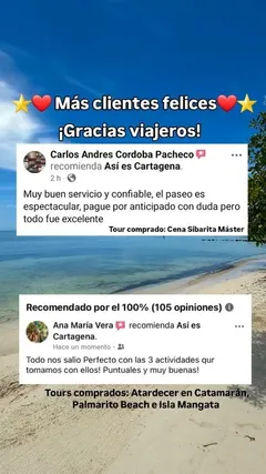 Reseña de cliente de Así es Cartagena 6