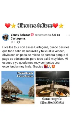 Reseña de cliente de Así es Cartagena 12