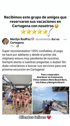 Reseña de cliente de Así es Cartagena 13