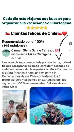 Reseña de cliente de Así es Cartagena 14