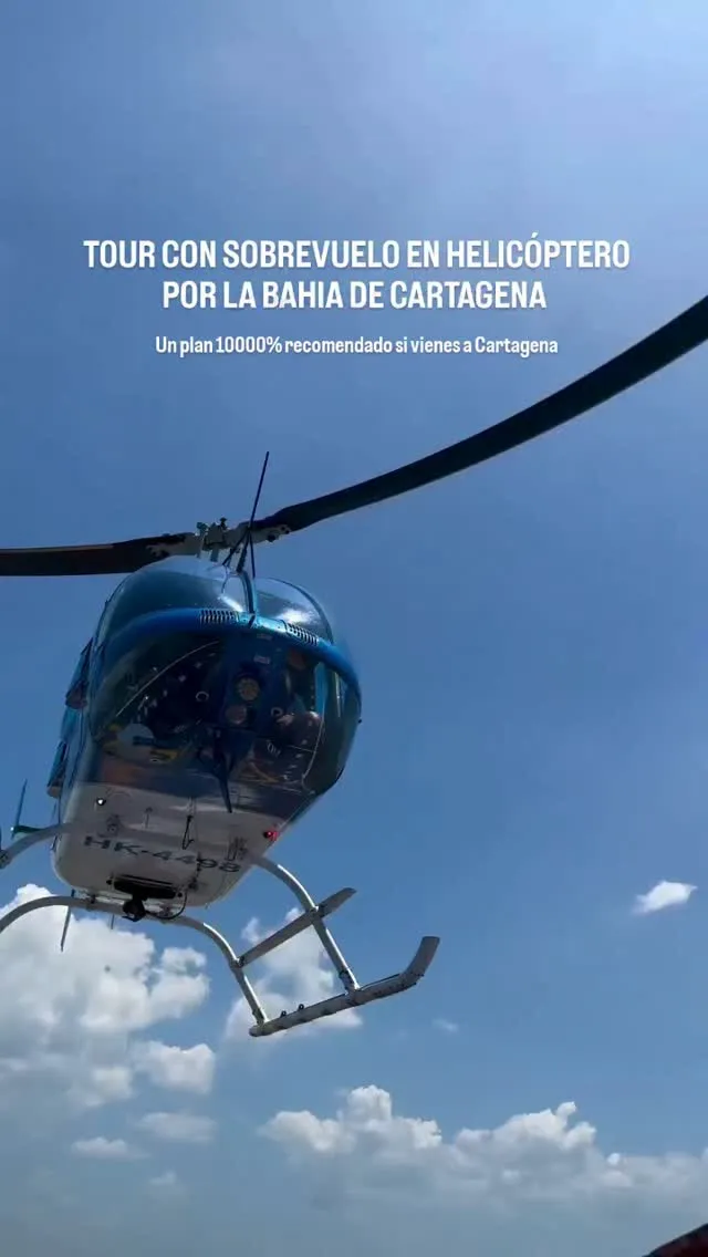 Foto de Bahía + helicóptero